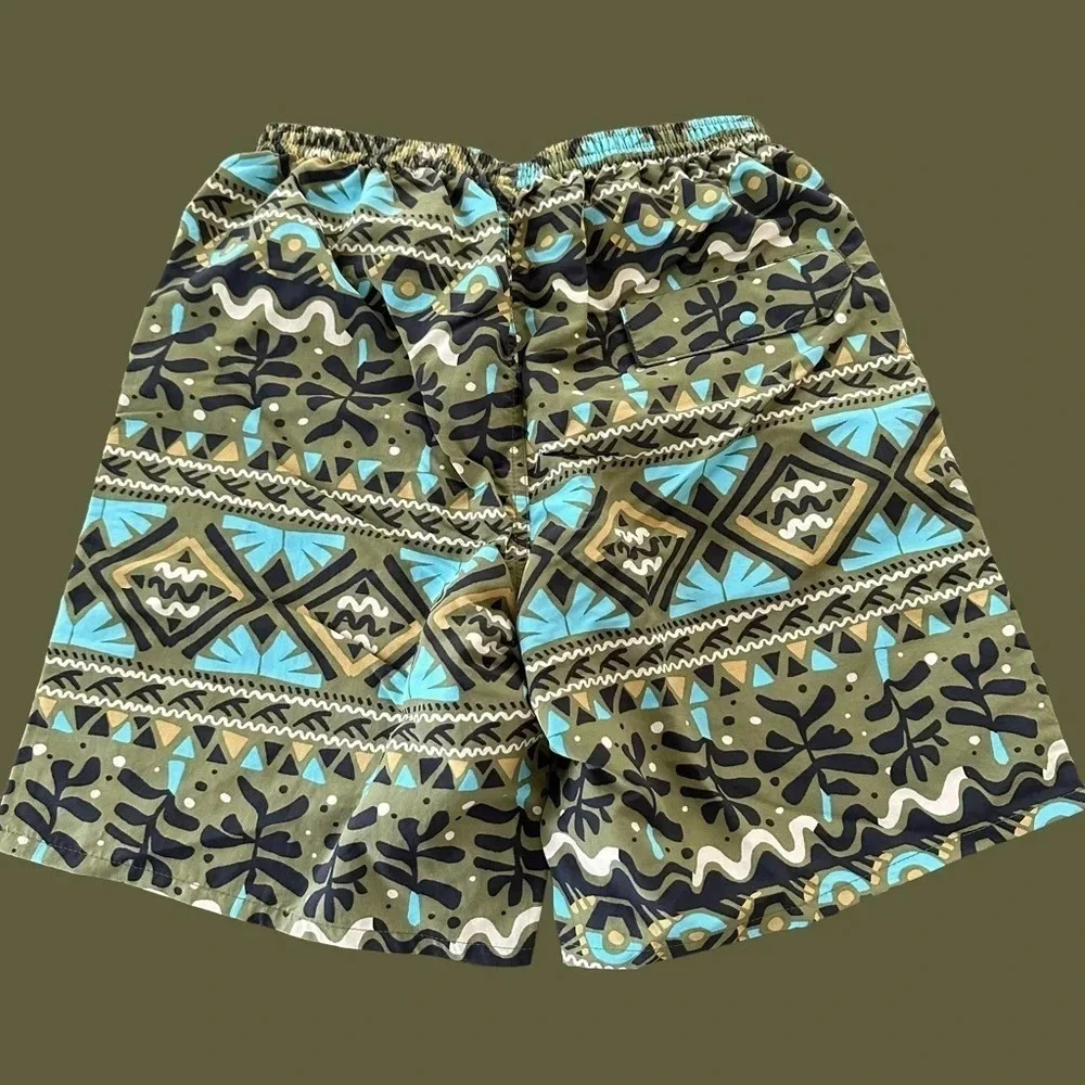 NWT Patagonia Mens XS Baggies Longs 7” Mangrove Tiki Green Swim Shorts‎ Swimwear